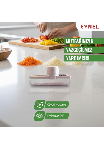 Eynel Kutulu Küçük Soğan Doğrayıcı Hazneli Sarımsak Rendesi 1 Diğer