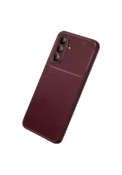 Galaxy  Uyumlu  A37 5g Auto Focus Karbon Kapak - Bordo