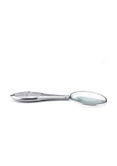 Gümüş Renkli 5x - 45 Mm Zarif Işlemeli Özel Tasarlanmış Büyüteç Mg18155-8
