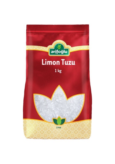 Arifoğlu Limon Tuzu 1kg - Toz Limon Tuzu, Turşu Ve Salatalar İçin 2'li Ekonomik Paket - 2 Adet Tarı