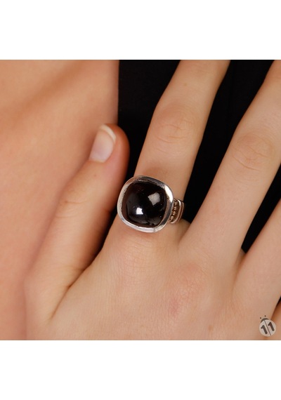 Mineral Takı Garnet Tasarım Yüzük (85680492)