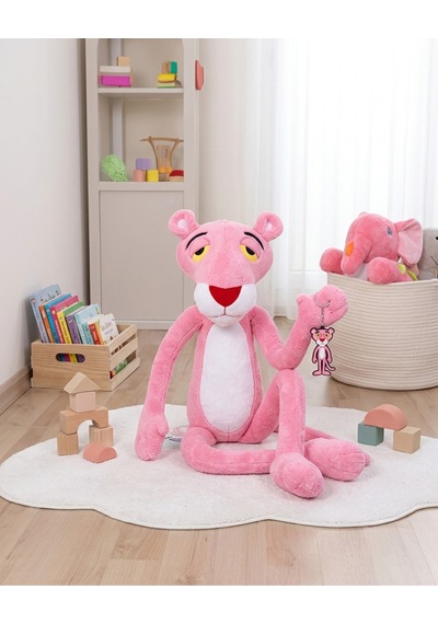 60 Cm Pembe Panter Oyuncak Uyku Arkadaşı Pembe Panter Oyuncak Peluş Panter