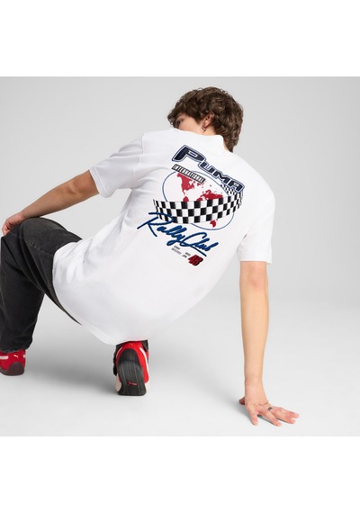 Puma Graphics Erkek Beyaz Tişört 629637-02 Beyaz