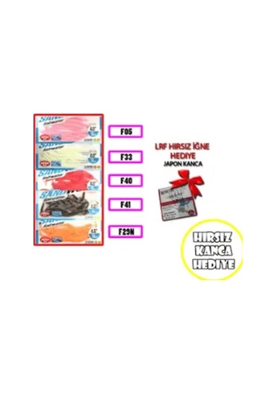 Lucky John Sandworm 5Cm 24Pc Lrf Silikon Yem