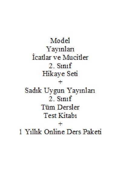 2. Sınıf Hikaye Kitabı Seti Model Yayınları İcatlar ve Mucitler Yeni + Sadık Uygun Yayın Tüm Dersler Test Kaynak Kitaplar 41111840