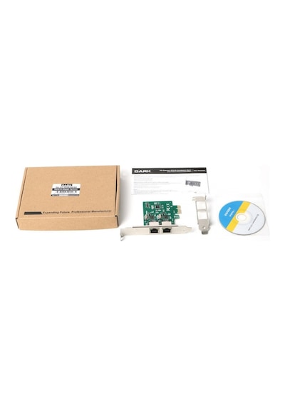 DARK DK-NT-PEGLANX2 2-PORT GIGABIT PCIe 1X ETHERNET