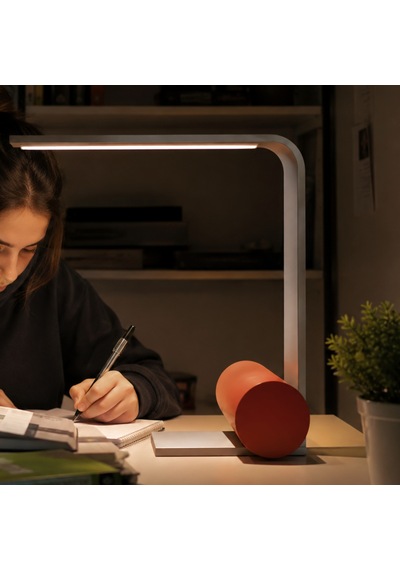 Polde Gri Led Masa Lambası