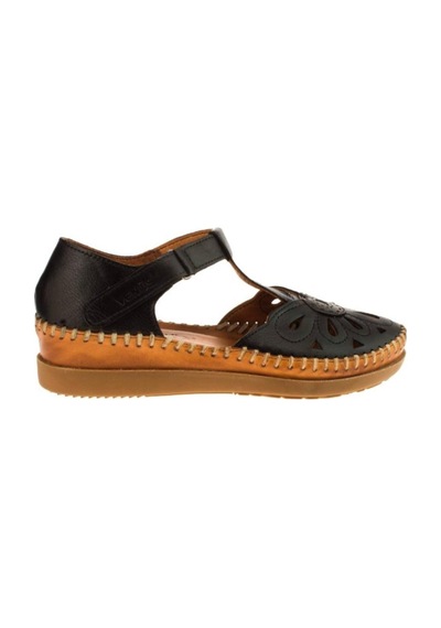 Venüs Kadın Comfort Deri Sandalet Siyah Taba 18793505y Siyah