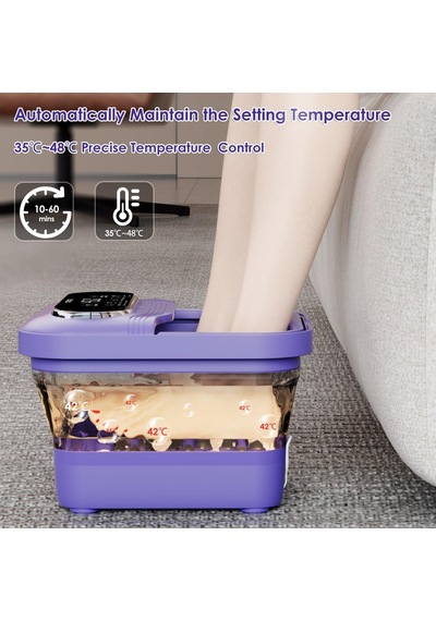 Qtiice Katlanır Ayak Spa Elektrikli Döner Masaj Pedikür Ayak Banyosu, Isı, Kabarcık, Titreşim, Sıcaklık Kontrolü Ve Ayaklar İçin 6 Ayrılabilir Motorlu Shiatsu Masaj Topu Qtiice Katlanır Ayak Spa Elektrikli Döner Masaj Pedikür Ayak Banyosu, Isı, Kabarcık, Titreşim, Sıcaklık Kontrolü Ve Ayaklar İçin 6 Ayrılabilir Motorlu Shiatsu Masaj Topu