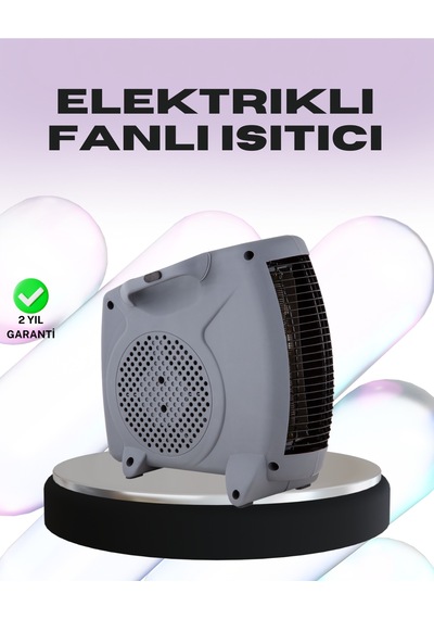 Taşınabilir Fanlı Isıtıcı Elektrikli Termik Korumalı Oda Isıtıcı - Lisinya