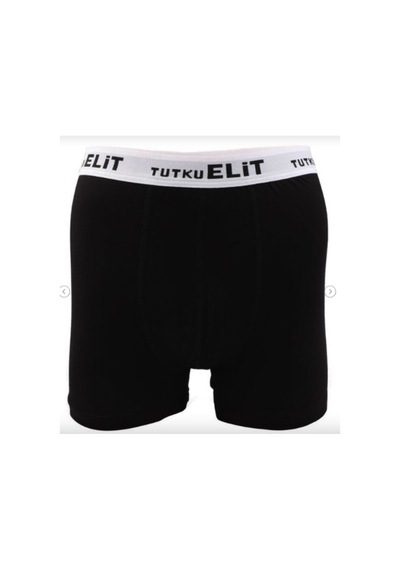 Tutku Elit Modal Elastan Spor Boxer Elt-1252 6'lı Paket Siyah
