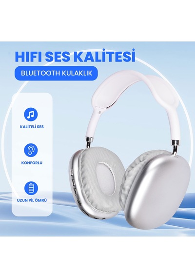 Lapas P10 Hi-Fi Ayarlanabilir Ve Katlanabilir Bluetooth 5.3 Kulak Üstü Kulaklık
