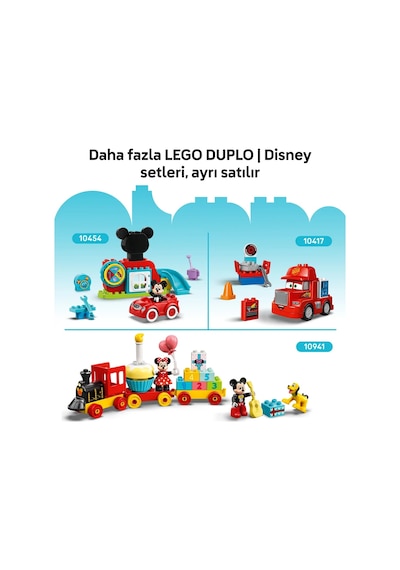 LEGO® DUPLO® | Disney Ayı Winnie’nin Doğum Günü Partisi 10457 - 1,5 Yaş ve Üzeri Çocuklar için Eğitici Oyuncak Yapım Seti (22 Parça)