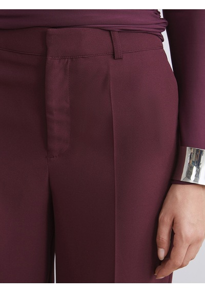 Lcw Vision Bordo Standart Fit Kadın Pantolon