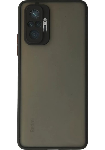 Newface Xiaomi Redmi Note 10 Pro Kılıf Montreal Silikon Kapak - Siyah