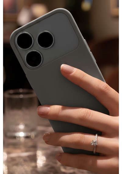 Apple Apple iPhone 17 Pro Max İçin Uyumlu Içi Kadife Kamera Korumalı Silikon A Kalite Lansman Kapak