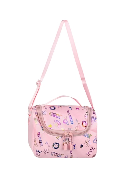 Waddell Kawaii Kore Tarzi Twil Kumas Desenli Sirt Cantasi Beslenme Cantasi Ve Kalemlikli Uclu Se Pembe