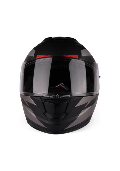Vento Premium Çene Açılır Kask Güneş Vizörlü Siyah Kırmızı Ece 22.06 Sertifikalı Kırmızı Kırmızı
