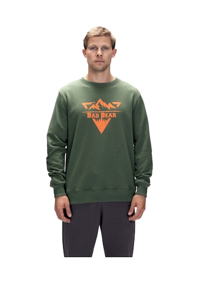 Bad Bear Erkek Baskılı Sweatshirt Mountain Bad.25.02.12.027 Yeşil