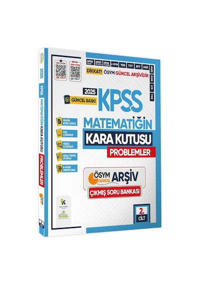 2025 Kpss Matematiğin Kara Kutusu 2. Cilt Problemler Ösym Çıkmış Soru Bankası Video/pdf Çözümlü