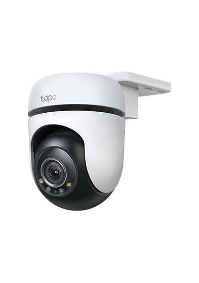 Tc41 2k Dış Mekan Pan/tilt Güvenlik Wi-fi Kamera, Ip65 Hava Koşullarına Dayanıklı, Hareket Algılama, 360 Görsel Kapsama Alanı, Tam Renkli Gece Görüşü, Yerel Depolama, Alexa Ve Googlehome