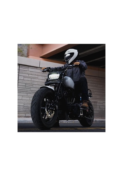 Icon Treshold Çene Açılır Motosiklet Kaskı Beyaz