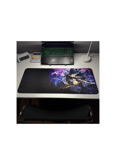 Solo Leveling Anime V2 - 70x30 Xl Gaming Kauçuk Kaymaz Taban Mouse Pad Fare Altlığı