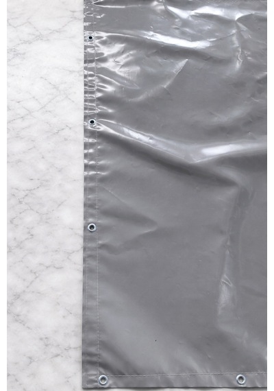Kamp Matı/tarp Tır Dorse Brandasından M2/650 Gr Su Geçirmez Çantalı Ve Halatlı - Kuşgözü Kapsüllü Gri