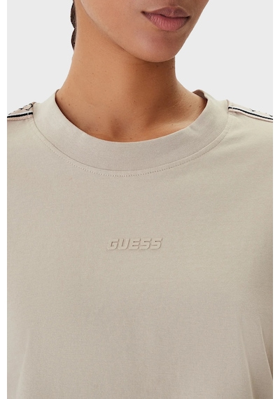 Guess Bayan T Shirt V3rı08 I3z14 G1ca Bej Bej