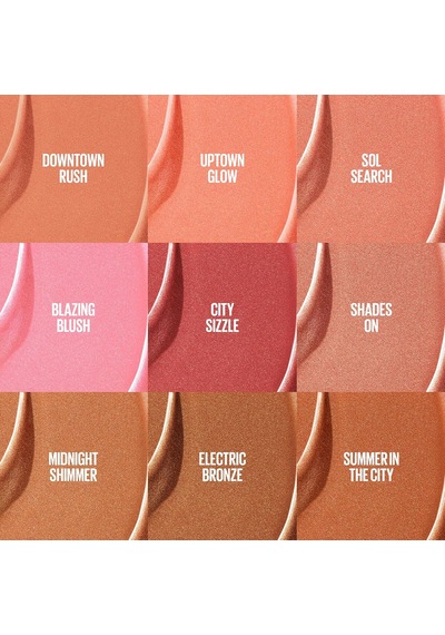 New York Sunkisser Likit Allık- 02 Uptown Glow Çok Renkli
