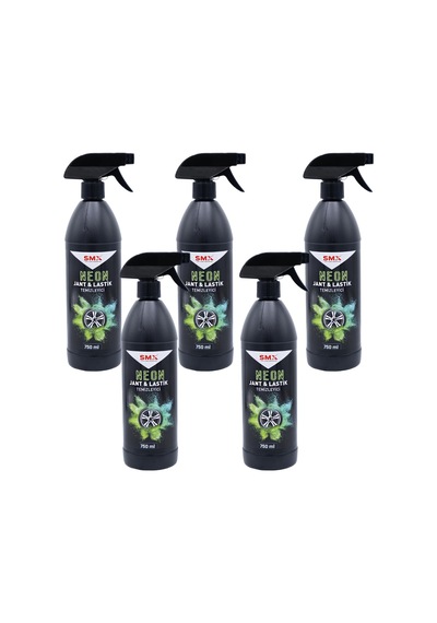 Neon Jant Ve Lastik Temizleyici, 750ml, Sprey Şişe, 5 Adet Sku: Mırstk1875e7e9ea