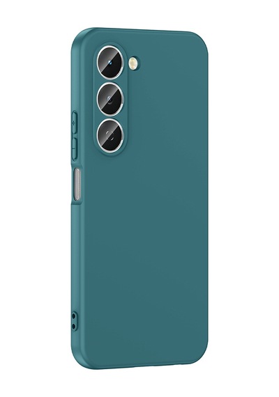 Tecno Spark 40 Pro Kılıf Yumuşak Silikon Kamera Korumalı Lansman Novatech Koyu Mor