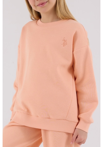 U.S. Polo Assn. U.s. Polo Assn Kız Çocuk Turuncu Eşofman Takımı 5274-48817 Turuncu