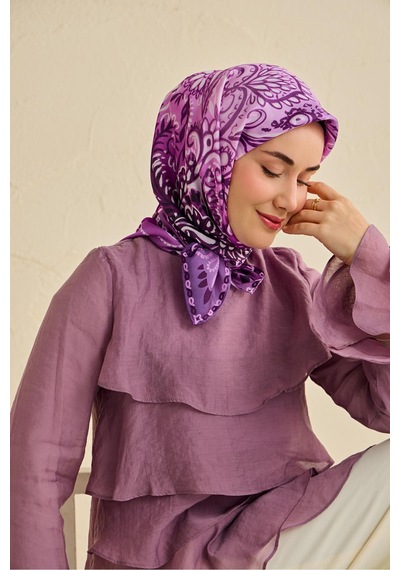 Silk Home Twill İpek Eşarp 11507-03 Mor