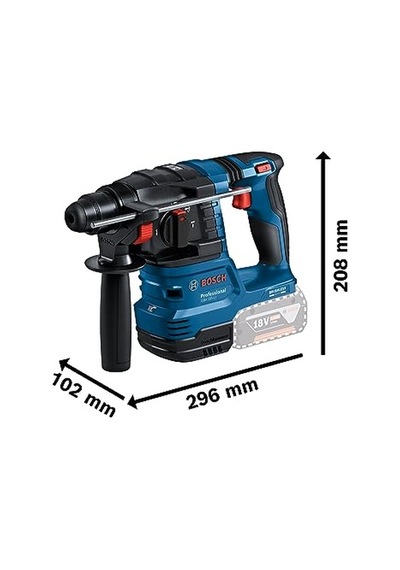 Gbh 185-lı Akülü Sds-plus Kırıcı Delici 18 Volt, Solo, 1,9 J, Betonda Delme Çapı: 22 Mm, Karton Kutuda, Akü Dah