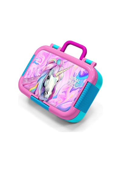 Coral High Kids Pembe Unıcorn Desenli Paslanmaz Çelik Beslenme Kabı 39168 Pembe