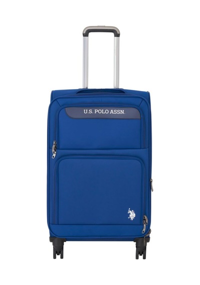 U.S. Polo Assn. Us. Polo Assn 25028 Küçük Boy Karma Kumaş Valiz 55 Cm Gri Gri
