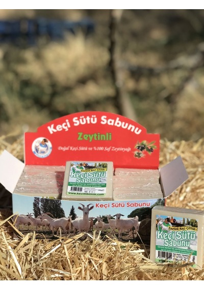 Zeytinli Keçi Çiftliği Saf Zeytinyağlı Keçi Sütü Sabunu 12 x 100 G