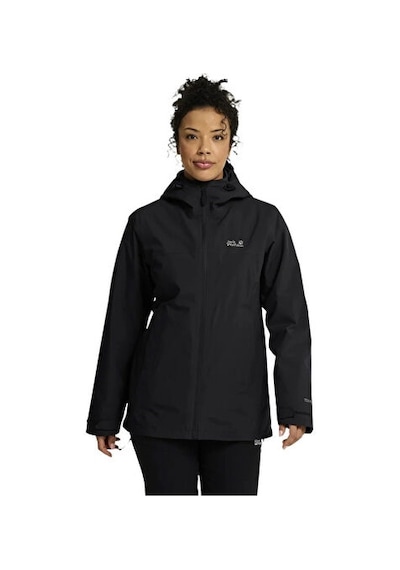 Jack Wolfskin Moonrıse 2 3ın1 Jkt W Kadın Outdoor Montu 3'ü 1 Arada A66361-6000 Siyah