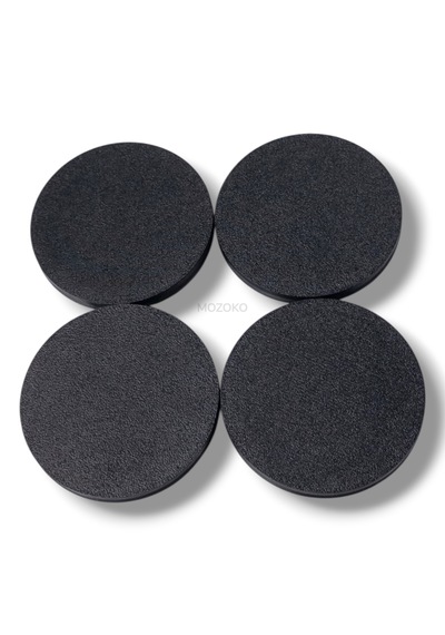 4'lü Set 60 Mm Dış Çap 56 Mm İç Çap Siyah Logosuz Jant Göbeği Kapağı