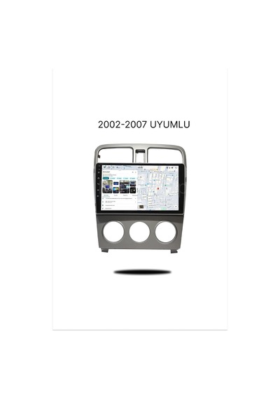 Subaru 2002-2007 Uyumlu Multimedya Carplay & Android Auto - Geri Görüş Kameras Hediye 8gb 8