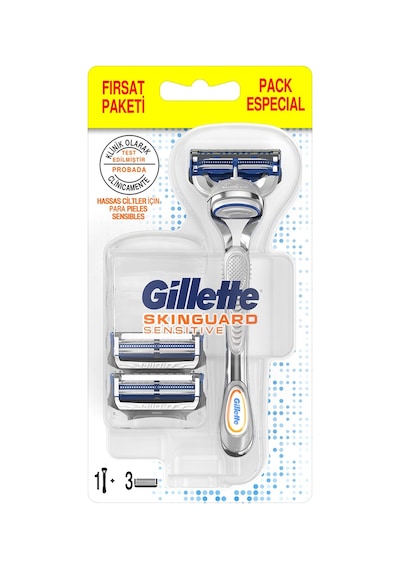 Skinguard Tıraş Makinesi + 3'lü Yedek Tıraş Bıçağı