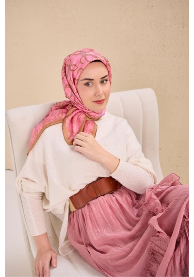 Silk Home Twill İpek Eşarp 11509-08 Pembe
