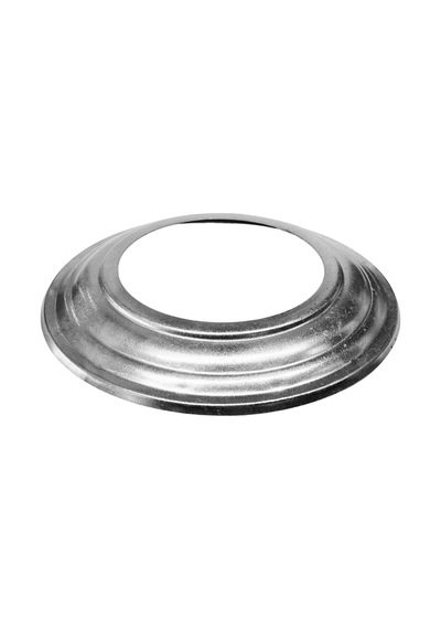 Yuvarlak Galvanizli Gri Soba Boru Aynası Çemberi Halkası Kapağı 13 23cm