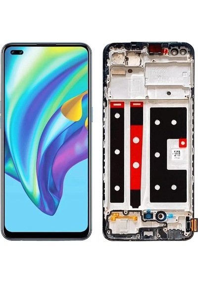 Oppo Reno 4 Lite Tft Çıtalı Uyumlu Lcd Ekran Dokunmatik + B7000 15ml Yapıştırıcı Ld-01