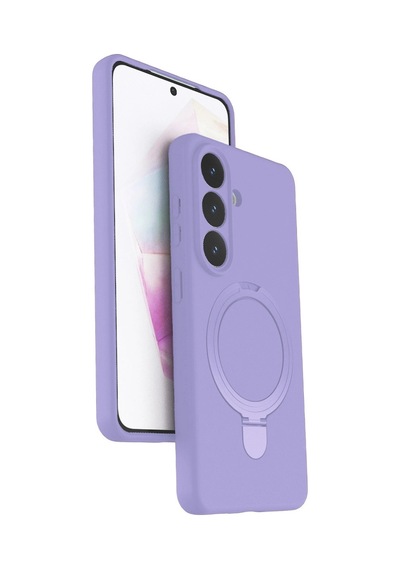 Samsung Galaxy Uyumlu  S26 Plus Regal Magsafe Standlı Kapak Lila
