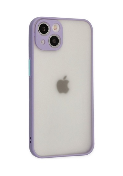 Apple iPhone  Uyumlu  14 Kılıf Montreal Silikon Kapak - Mor