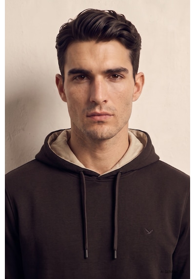 D'S Damat Ds Damat Regular Fit Kahverengi Düz Sweatshirt 7hce26172301m 201