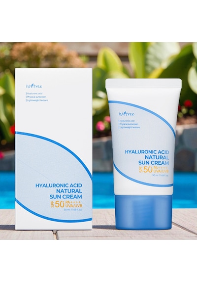 Isntree Hyalüronik Acıd Natural Sun Cream Doğal Güneş Kremi Spf 50+ Pa++++ 50 Ml