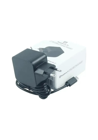 Raspberry Pi 5 27w Usb-c Güç Adaptörü - Siyah